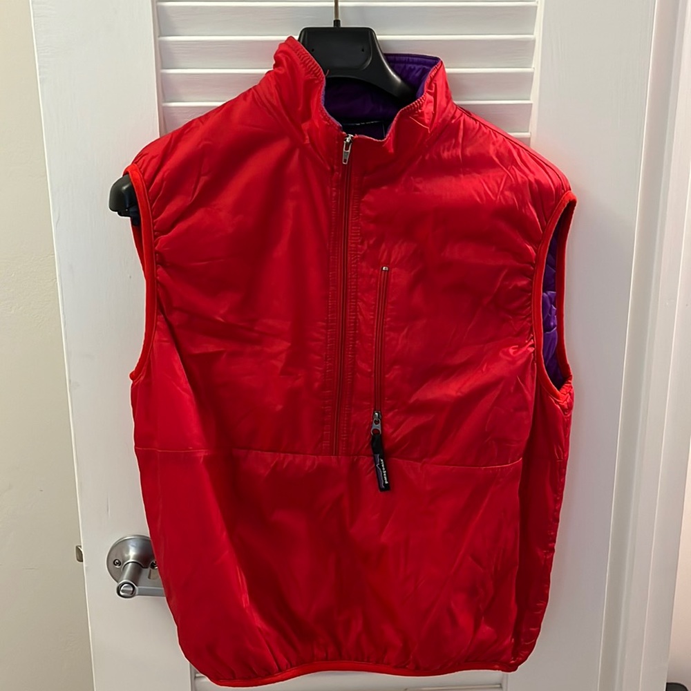 Vintage Patagonia puffer vest red/purple w/s